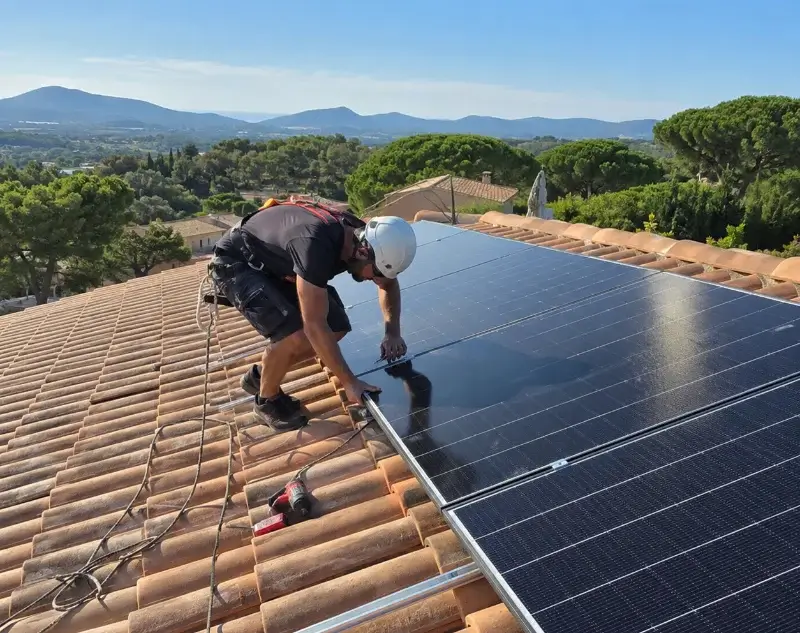 Installateur panneaux solaires Pluneret — pose photovoltaïque sur toiture