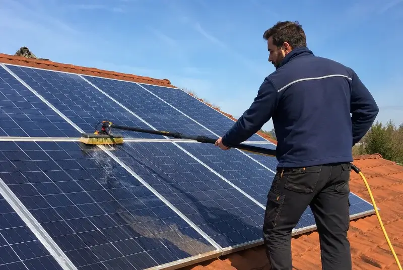 Nettoyage et entretien de panneaux solaires à Pluneret